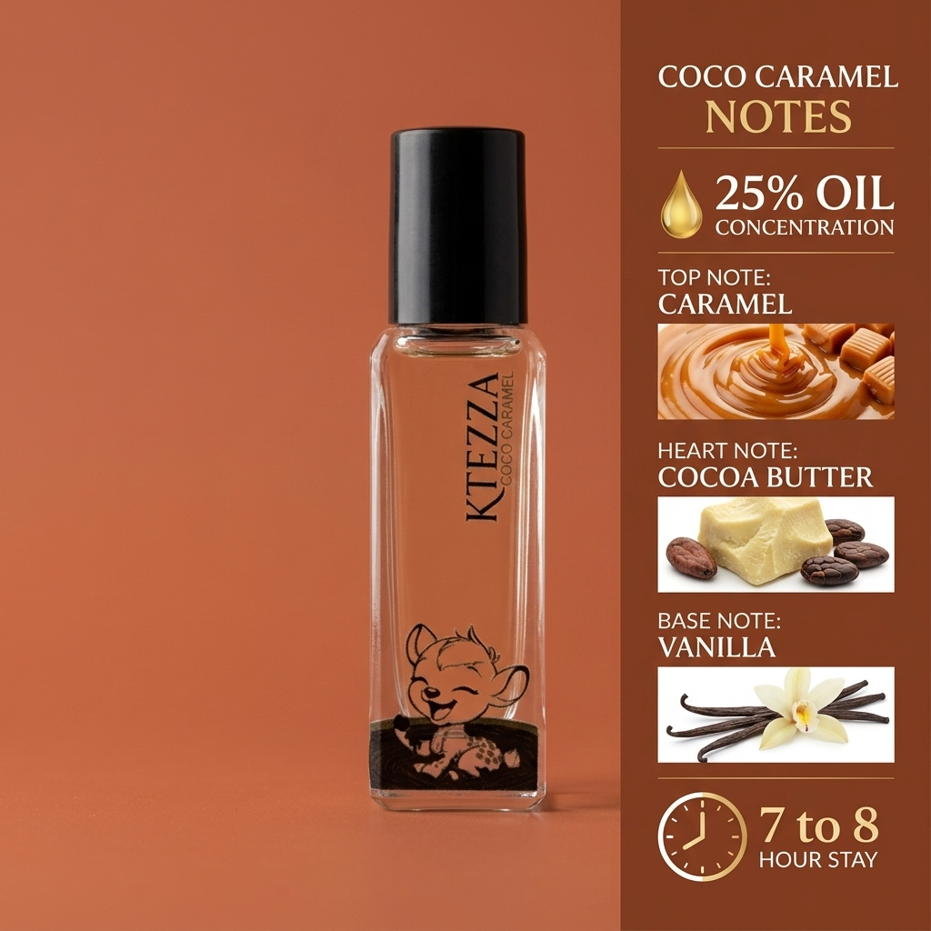 Coco Caramel Eau de Parfum – 20ml | Ktezza